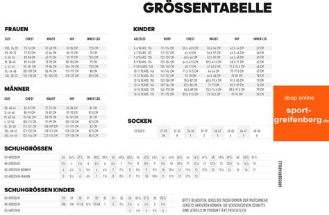 adidas größen tabelle kinder